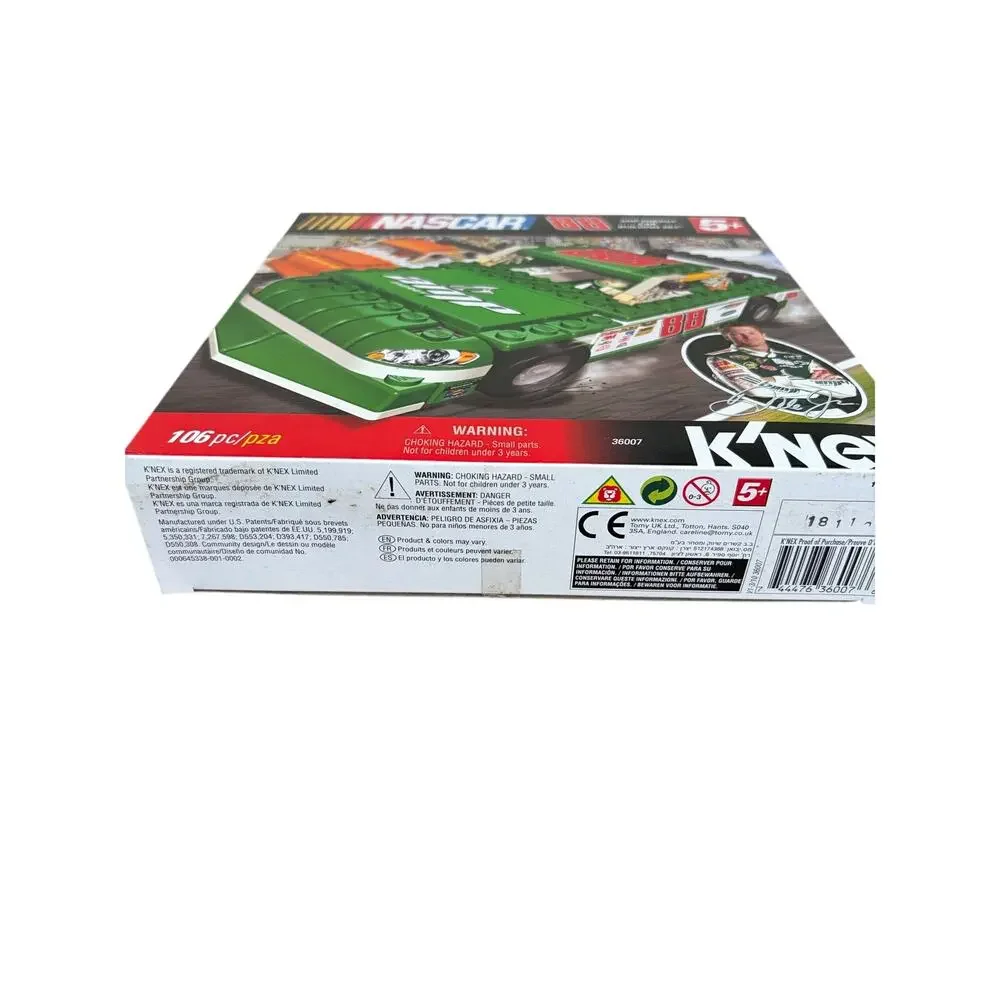 K'NEX NASCAR AMP Energy Car Building Set 106 Pieces Dale Jr. Knex 2011-NIB